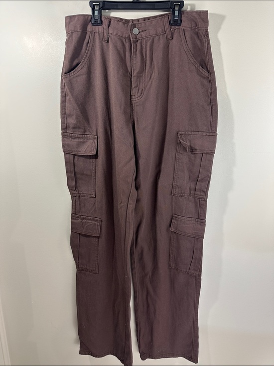 Pants - Woman’s Brown Cargo Pants - Durable Utility Style